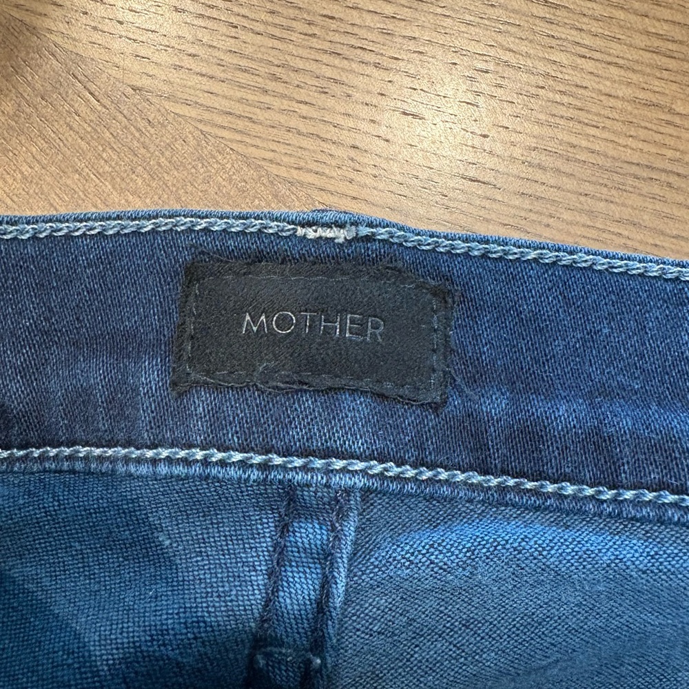 MOTHER The PIXIE WEEKENDER in Night Tripper Wash Size 28 - Picture 5 of 8